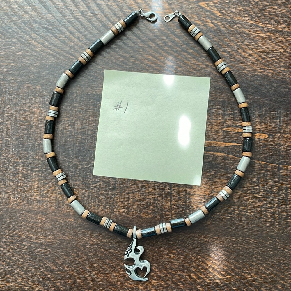 Bead necklace 17”